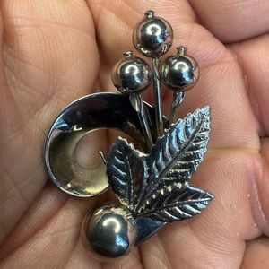 Vintage Silver-tone Scatter Pin Mid-Century Jewelry